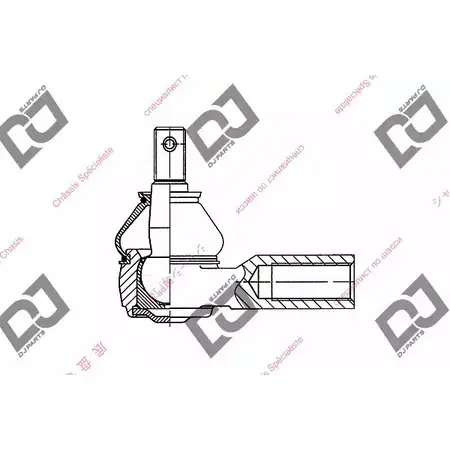 Рулевой наконечник DJ PARTS 2V4 69 DE1046 FDLV2D 3437171