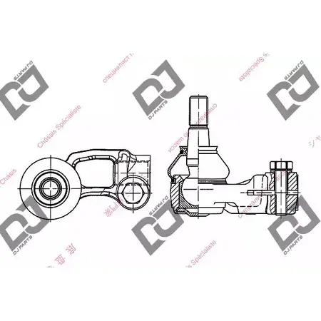 Рулевой наконечник DJ PARTS DE1094 4EBP 38Z 3437217 Z210YWY