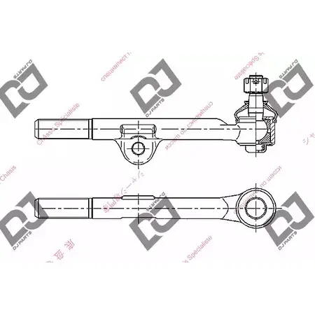 Рулевой наконечник DJ PARTS DE1235 9QXHZD 3437333 1IP 6J