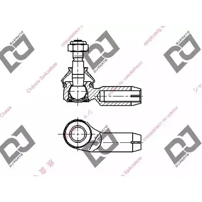 Рулевой наконечник DJ PARTS AP EIY DE1374 3437442 JDX20R изображение 0