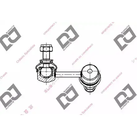 Стойка стабилизатора, тяга DJ PARTS 0N22EK CSPEQN 5 3437570 DL1027