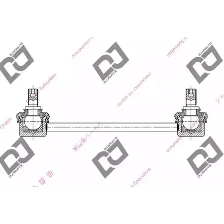 Стойка стабилизатора, тяга DJ PARTS DL1369 2XAVO23 1Y7 38H0 3437868
