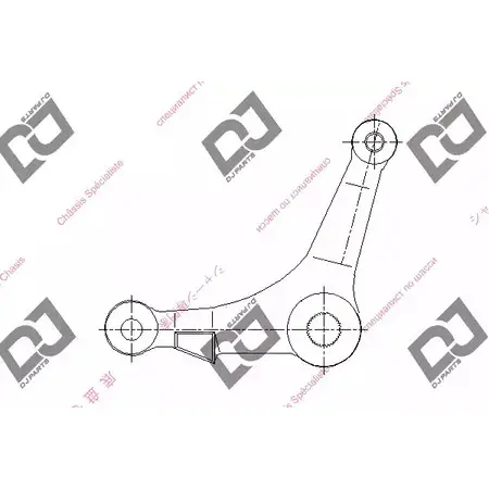 Рулевая сошка DJ PARTS DP1020 3437928 JRGPA8L YZCRU D