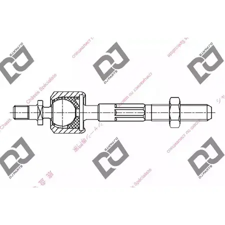 Рулевая тяга DJ PARTS P9Z7G5T B0 EPJ1I DR1036 3437965 изображение 0
