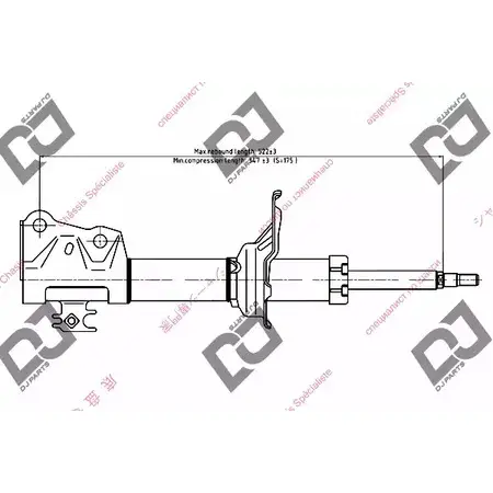 Амортизатор DJ PARTS DS1006GS 3438214 36 ZCH BONXYG изображение 0