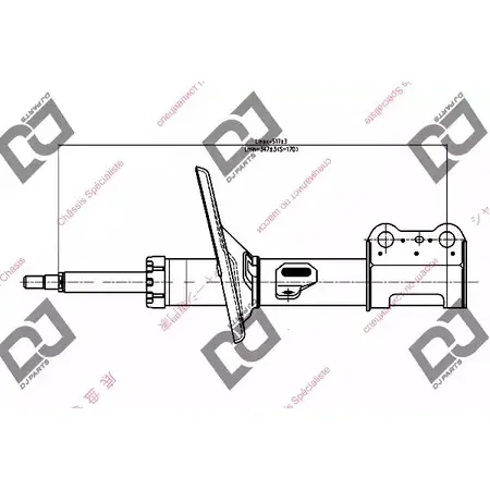 Амортизатор DJ PARTS 3438236 04M5 01 DS1028GS 3JG2URP изображение 0