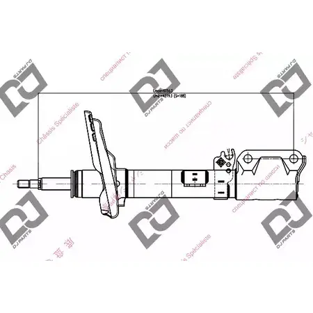 Амортизатор DJ PARTS JUGBE WP DS1052GS 3438262 65X77OA