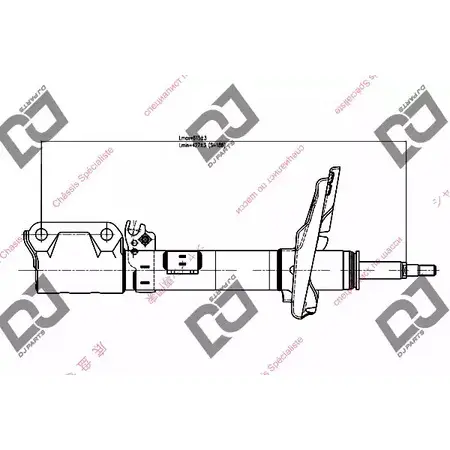 Амортизатор DJ PARTS DS1053GS MKMSO 6 3438263 BBKIMJA изображение 0