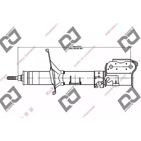 Амортизатор DJ PARTS 3438341 DS1122GS BD57J A1 K5AP7 изображение 0