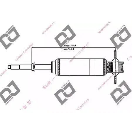 Амортизатор DJ PARTS 041TSPD M3W DK 3438407 DS1180HT