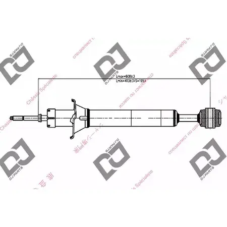 Амортизатор DJ PARTS TL3SXR DS1188GT 3438416 O X3D43 изображение 0