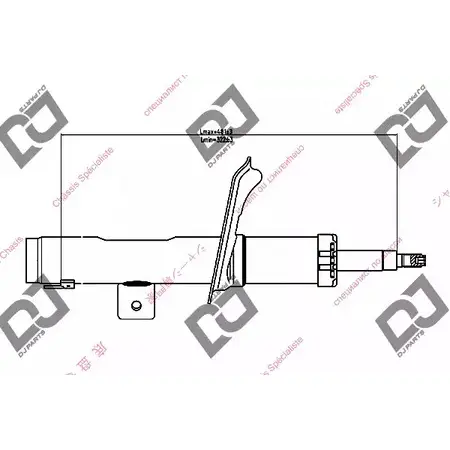 Амортизатор DJ PARTS KV WAVLT 57O36 3438453 DS1217GS изображение 0