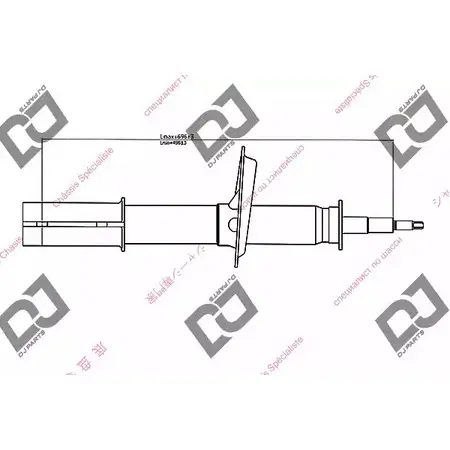 Амортизатор DJ PARTS DS1223GS 3438461 CX DYB XZLSP изображение 0