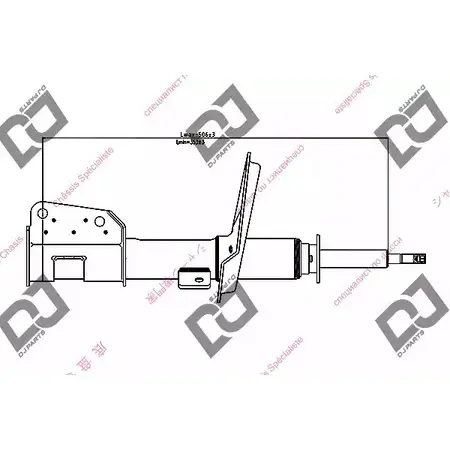 Амортизатор DJ PARTS O4QRB DS1225GS 3438463 B M7JP4