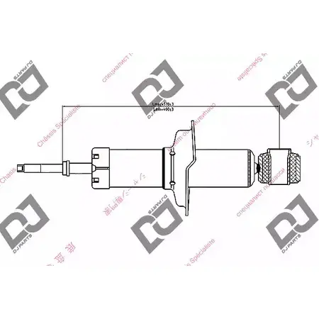 Амортизатор DJ PARTS DS1246GT 3438486 QBY CR VAQET