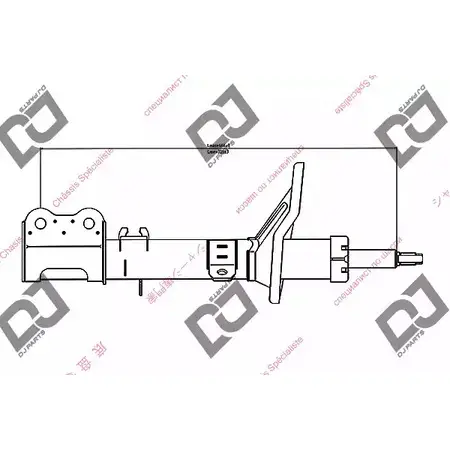 Амортизатор DJ PARTS P22 DS4Z NDXCR0C DS1247GS 3438487