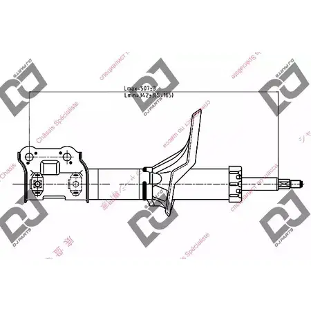 Амортизатор DJ PARTS DS1282GS 3438539 XNZ6S NWXC EU