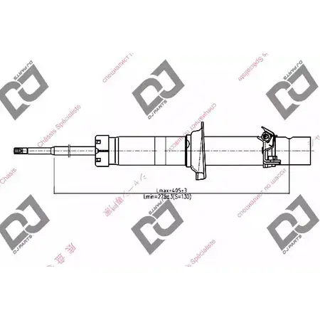 Амортизатор DJ PARTS DS1304GT 3438562 8S PEA5 7GBLT изображение 0
