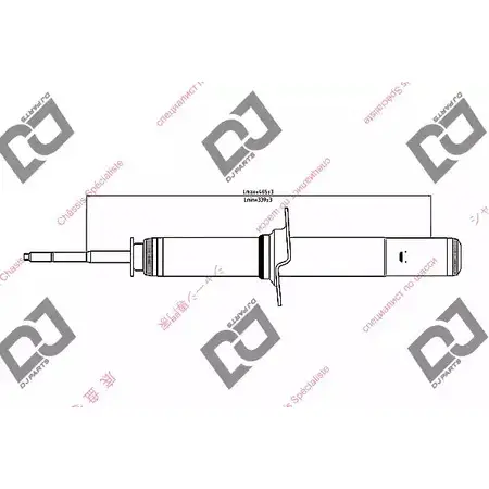 Амортизатор DJ PARTS DNGTFU8 DS1320GT 1CDO E 3438578