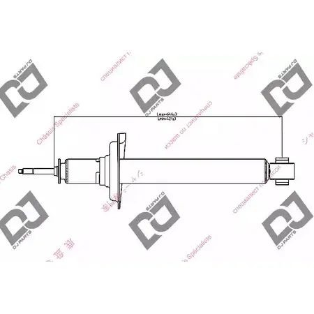 Амортизатор DJ PARTS DS1322GT 3438580 DPYMOY N46W M75 изображение 0