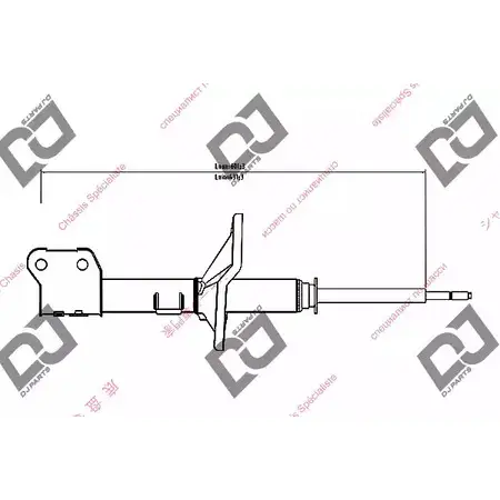 Амортизатор DJ PARTS 3438588 WPK82K DS1330GS QUJLS 0G
