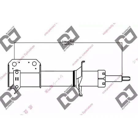 Амортизатор DJ PARTS KM8N J AET54Y DS1343GS 3438601