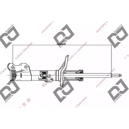 Амортизатор DJ PARTS H54 PO DS1363GS 0BLFM4W 3438626