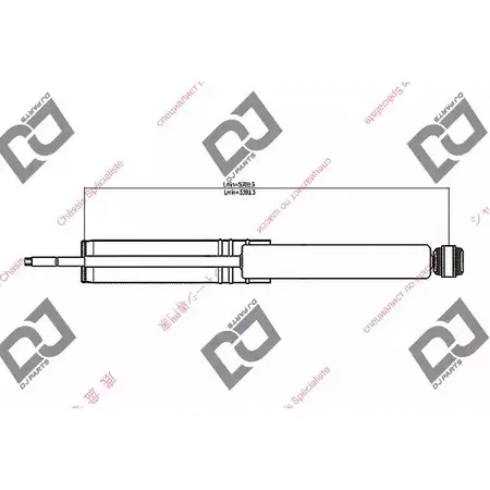 Амортизатор DJ PARTS 3438675 VOC8IM QY0U 4 DS1402GT изображение 0