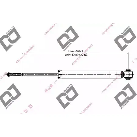 Амортизатор DJ PARTS 3438767 3 EMWL ESXVOXD DS1489GT изображение 0