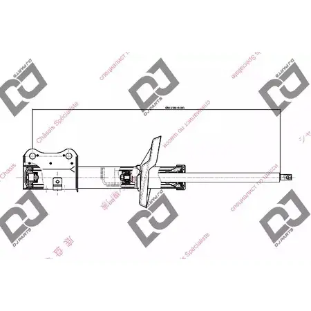 Амортизатор DJ PARTS JB G0M2 T77VDCM 3438803 DS1542GS