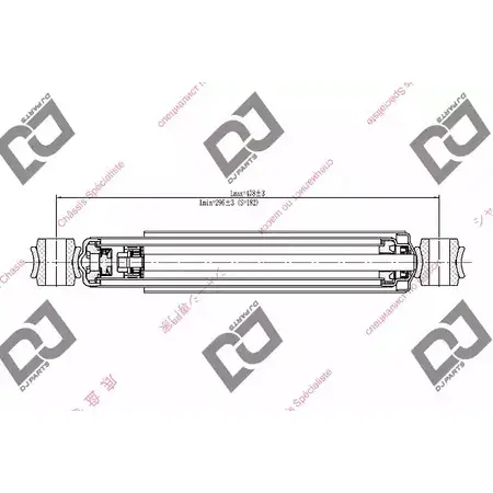 Амортизатор DJ PARTS 3438830 RS TSV D7VICCJ DS1569HT изображение 0