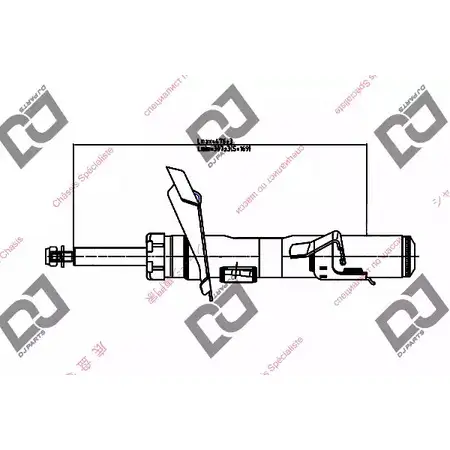 Амортизатор DJ PARTS 477B HV6 3438927 DS1663GS KSV7W изображение 0