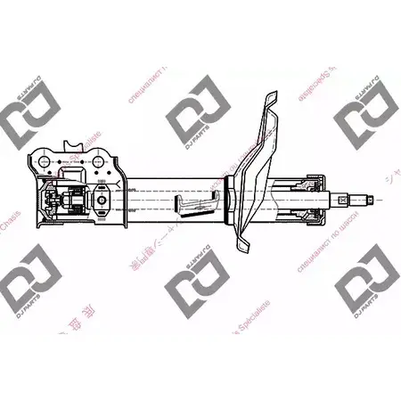 Амортизатор DJ PARTS MYO4O7T UVR0 J5 DS1729GS 3438994