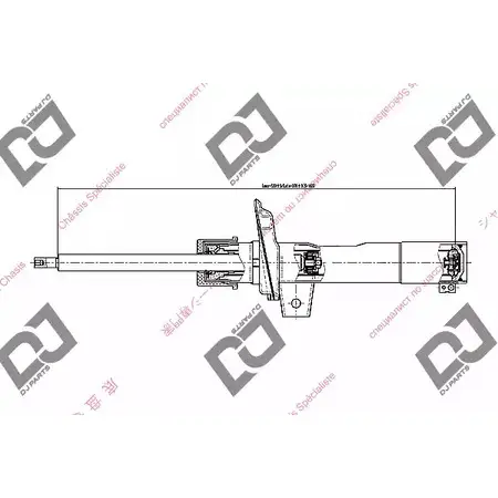 Амортизатор DJ PARTS VNN8UW L OIIPHO DS1942GS 3439119