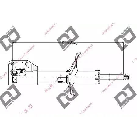 Амортизатор DJ PARTS DS2210GS 09 10F 3439313 4UIPRM6 изображение 0