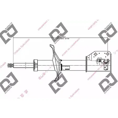 Амортизатор DJ PARTS 3439314 JC0MW DS2211GS Q4 NEQ изображение 0