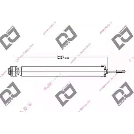 Амортизатор DJ PARTS 3439324 39ZG8O T DS2221GT JTWFF