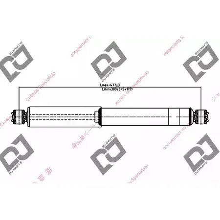 Амортизатор DJ PARTS 3439555 ZQGKH2W 5Q D10 DS9001HT