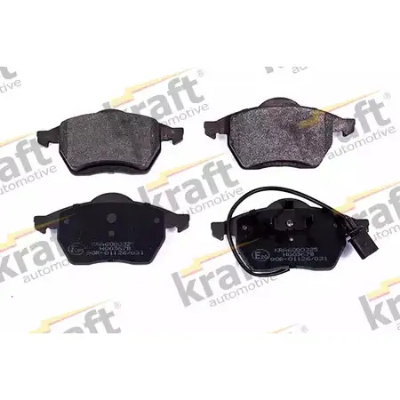 Тормозные колодки, дисковые, комплект KRAFT AUTOMOTIVE 89T D5 PQ86R 6000325 3489841 изображение 0