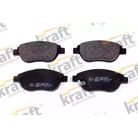 Тормозные колодки, дисковые, комплект KRAFT AUTOMOTIVE 3489920 B9I12 6001699 6LHN3 8N изображение 0