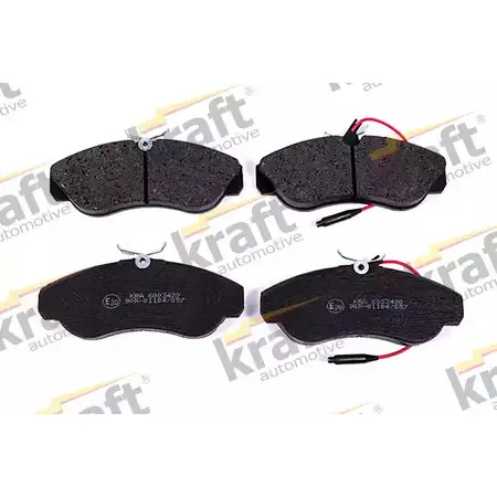 Тормозные колодки, дисковые, комплект KRAFT AUTOMOTIVE 6003420 XS3UVJU K0Q0F8 F 3490008