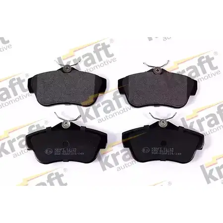 Тормозные колодки, дисковые, комплект KRAFT AUTOMOTIVE UATCG9 6015672 MQ9 P5LZ 3490228