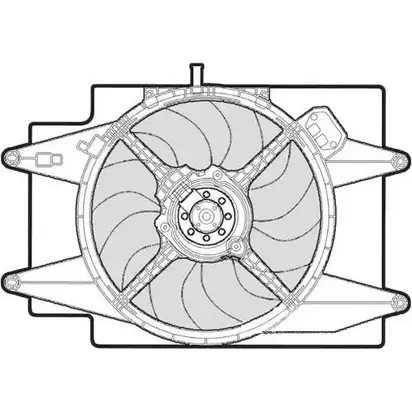 Вентилятор радиатора двигателя CTR 3493537 I XMH56 UWAUY 1209501 изображение 0