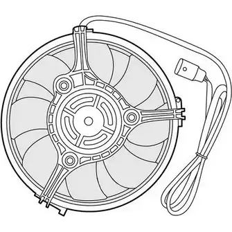 Вентилятор радиатора двигателя CTR 1209520 GFZ 8Z9 3493547 MN0CE5 изображение 0