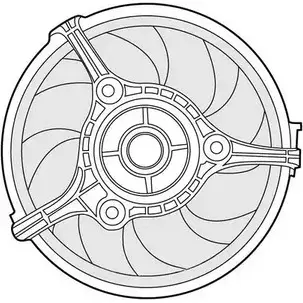Вентилятор радиатора двигателя CTR 61R 86G OJQQSP7 1209521 3493548 изображение 0