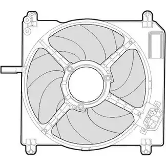Вентилятор радиатора двигателя CTR GD6MY7 1209530 3493551 AP7 ALX изображение 0