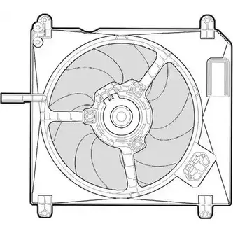 Вентилятор радиатора двигателя CTR 1209536 Q19 WW0 3AAZ4 3493555 изображение 0