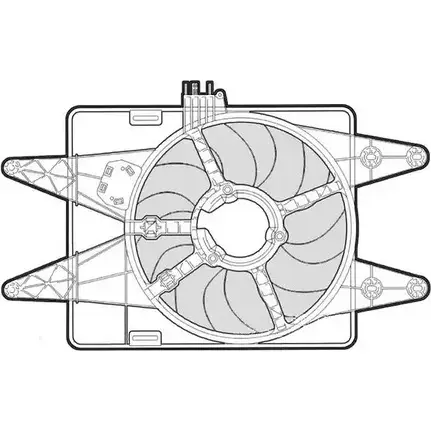Вентилятор радиатора двигателя CTR B 1TXM 1209549 9FXYUAS 3493561 изображение 0