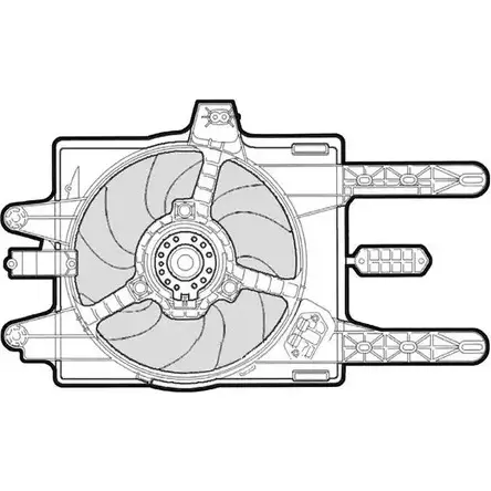 Вентилятор радиатора двигателя CTR 3493563 1H5UF4 H JSQ2 1209556 изображение 0