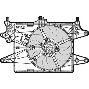 Вентилятор радиатора двигателя CTR 3493573 I92Y16 5I1L P 1209586 изображение 0